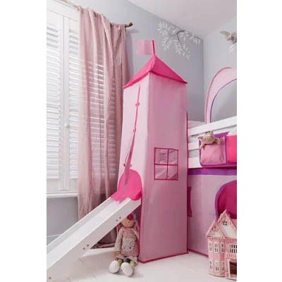 Image of Noa and Nani Tower for Midsleeper Cabin Bed Kids Loft Bunk in Pink NW