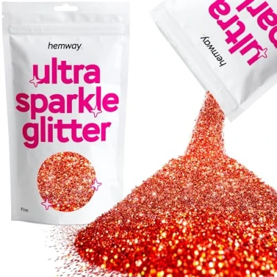 Image of Glitter Red Holographic Ultra Sparkle Sequins Nail Face Festival Christmas Halloween Makeup Fine 100g / 3.5oz