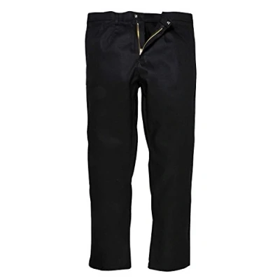 Image of Portwest BZ30 Maximum Protection Bizweld Trousers Black, Large
