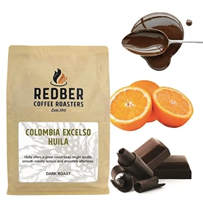 Image of Redber Colombia Excelso Huila, Coffee Roasted to Order (Medium, Beans) (250g)