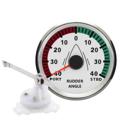Image of ELING Boat Rudder Angle Indicator Gauge Meter 0 190ohm Signal with Sensor 85mm 9 32V Backlight