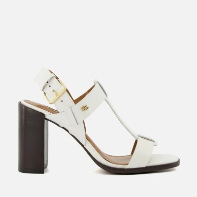 Image of Dune London Jacie Open Toe Leather Block Heeled Sandals UK 8