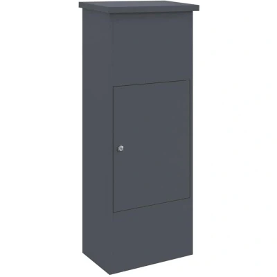 Image of vidaXL Parcel Drop Box Anthracite 44.5 x 29 110.5 cm Steel