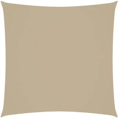 Image of vidaXL Sunshade Sail Oxford Fabric Square 4x4 m Beige