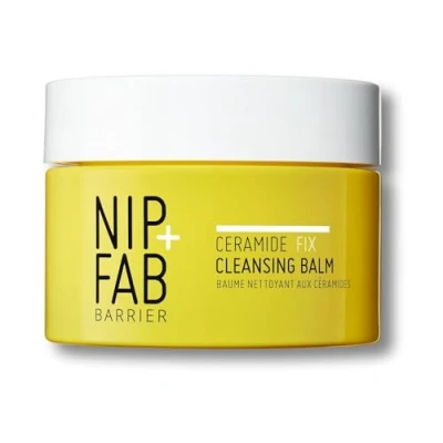 Image of Nip+Fab Ceramide Fix Cleansing Balm 75 ml, Makeup Remover, Help Replenish Lipid Barrier, with Niacinamide and Biolin, Hydrating, Ideal for Dry, Sensitive Aging Face Skin