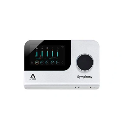 Image of Apogee Symphony Desktop Pro Audio Interface with Touch Screen Display, Headphone Amp Phantom Power for Recording, Live Stream &amp; Podcast, works Mac, PC, iPhone, and iPad