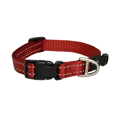 Image of Rogz Utility Collar Snake, Medium, Red