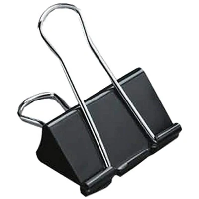 Image of 5 Star Office Foldback Clips 19mm Black [Pack 12]