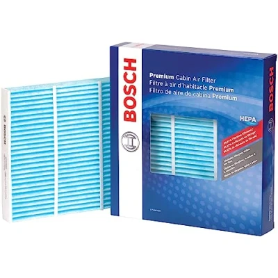 Image of BOSCH 6044C HEPA Cabin Air Filter Compatible with Select Mercedes Benz ML320, ML350, ML430, ML500, ML55 AMG
