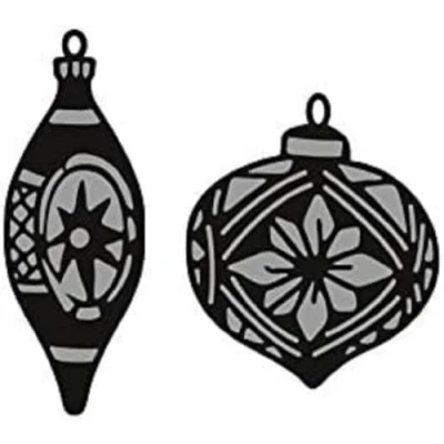 Image of Marianne Design Craftables Tiny&#039;s Ornaments Baubles Die, Grey