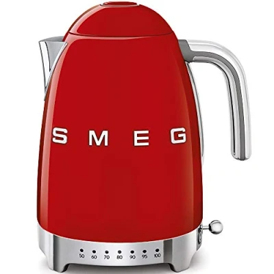 Image of Smeg KLF04RDUK 50s Style Variable Temperature Kettle Red