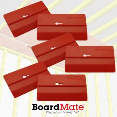 Image of BoardMate 2 PCS Drywall PlasterBoard Fixing Tool Supports the Board in place while fixing. Fitting Gypsum Plate Panel Lifter/Mounting (3 Sets 6 BoardMates)