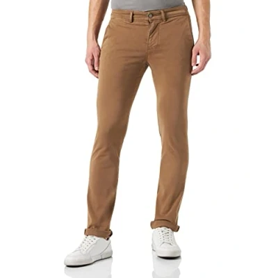 Image of 7 For All Mankind Men&#039;s Slimmy Chino TAP. Luxe Performance Shorts, Brown, 38