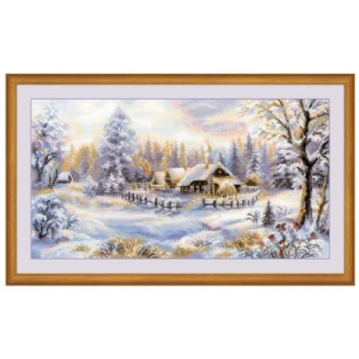 Image of RIOLIS Cross Stitch Kit 1427 Winter Evening