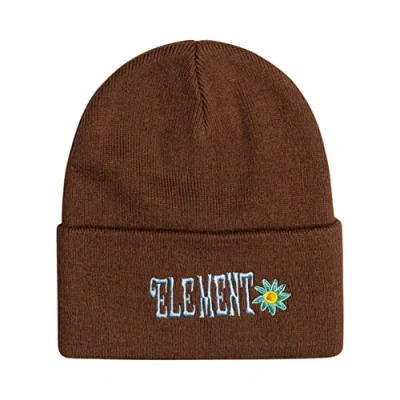 Image of Element Dusk Beanie Men XS S Brown.