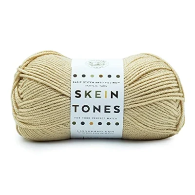 Image of Lion Brand Yarn Yarn, Acrylic, Almond, One Size