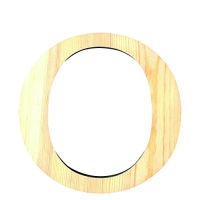 Image of Artemio 11.5 cm Wooden Letter O in Upper Case, Beige