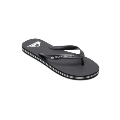 Image of Quiksilver Molokai CORE Tongs Tbar sandals, Men&#039;s, Size: 10.5, Black 1 Synthetics