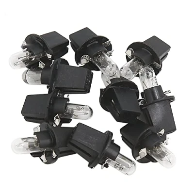 Image of Sourcingmap 10pcs DC 12V 1.2W T5 Car Incandescent Dashboard Lamp Yellow Internal