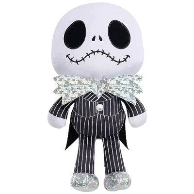 Image of Disney100 Years of Wonder 17 inch Jack Skellington Large Plush, Once in a Lifetime Exclusive, Kids Toys for Ages 2 Up by Just Play