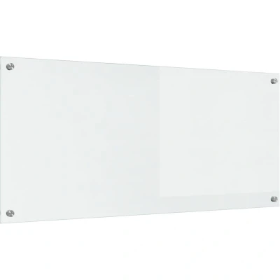 Image of vidaXL Kitchen Splashback Clear 110x50x0.6 cm Toughened Glass