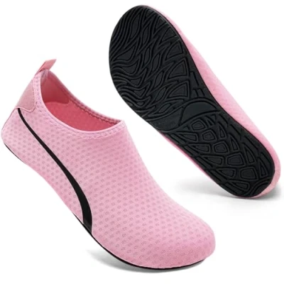 Image of Swim Water Shoes Socks Barefoot Protecting for Sea Beach Swimming Pool Mens Women(Pink,7.5/8.5 UK,42/43 EU)