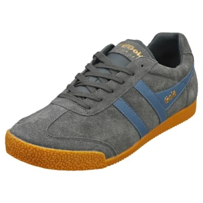 Image of Gola HARRIER Mens Classic Trainers in Storm Moonlight 9 UK