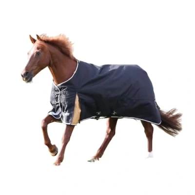 Image of Shires Highlander Plus 200g Turnout Rug Black 6&#039;0&quot; / 72&quot;,