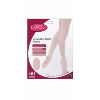 Image of 2 Pairs Silky Adult Womens Convertible Dance Ballet Tights Pink Large