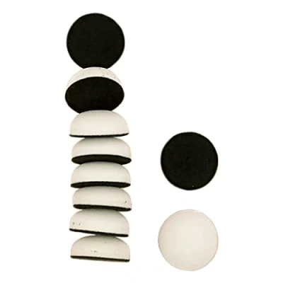 Image of Craftelier Replacement Round Foam Pads of 30 mm Diameter for Applying and Mixing Inks Scrapbooking Other Craft Projects Compatible with Ink Blending Tool
