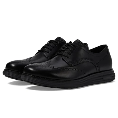 Image of Cole Haan Men&#039;s Originalgrand Remastered Wing Tip Oxford, Black, 11 UK