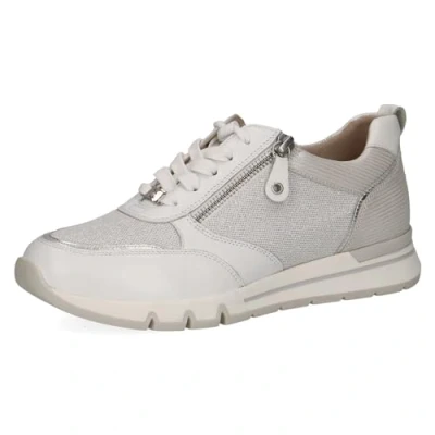 Image of CAPRICE Women&#039;s 9 23754 42 Sneaker, White Silver, 5 UK
