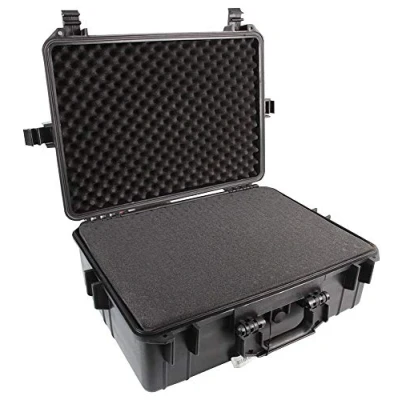 Image of DURATOOL D03134 Black Water Resistant Case with Foam Insert 425mm x 569mm 215mm Professional Protection for Your Equipment