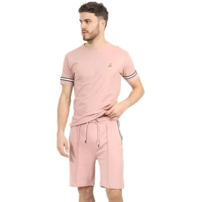 Image of BRAVE SOUL Mens Chadwick T Shirt &amp;Short Co ord Set Casual Summer Outfit