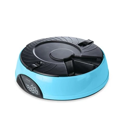 Image of PETCUTE Automatic Cat feeder pet food dispenser Dog Voice Recorder 6 Meal/Day programmable