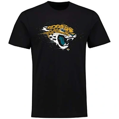 Image of Fanatics Splatter T Shirt NFL Jacksonville Jaguars black L