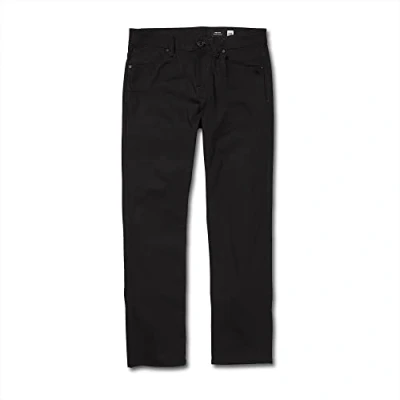 Image of Volcom Men&#039;s Solver Denim Jean, Black on New, 30W x 34L