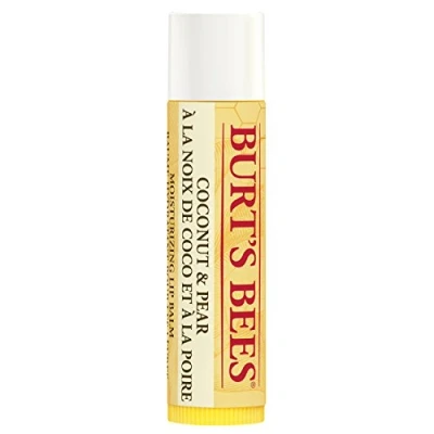 Image of Burt&#039;s Bees Lip Balm Coconut &amp; Pear, Moisturising With Beeswax Vitamin E, 100% Natural Origin, 4.25g