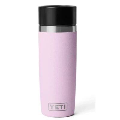 Image of YETI Rambler Travel Bottle, Vacuum Insulated Stainless Steel Bottle with Leakproof Hotshot Commuter Cap, Cherry Blossom, 16 oz (473 ml)