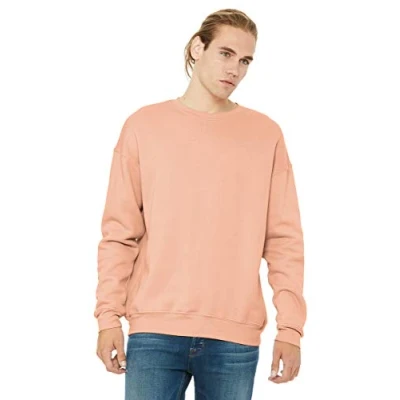 Image of Bella Canvas 3945 Unisex Drop Shoulder Sweatshirt Peach M (US)