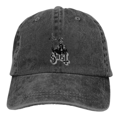 Image of Baseball Cap Papa Caps Peaked Ghost Band Sun Shade Hats for Men Birthday Gift Christmas