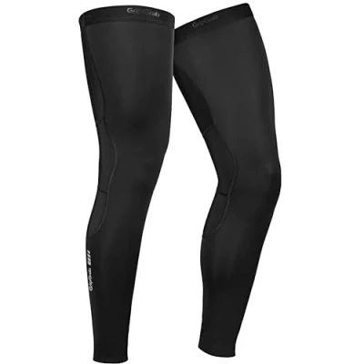 Image of GripGrab AquaRepel 2 Water Resistant Cycling Leg Warmers Thermal Winter Softshell Road Gravel Mountain Bike Sleeves