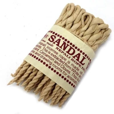 Image of Ancient Wisdom Pure Herbs Sandalwood &amp; Spice Rope Incense