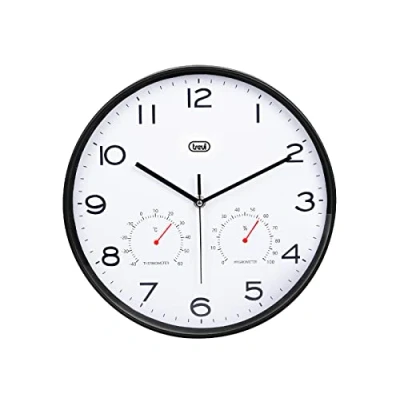 Image of Trevi Wall Clock, Black, NO Size