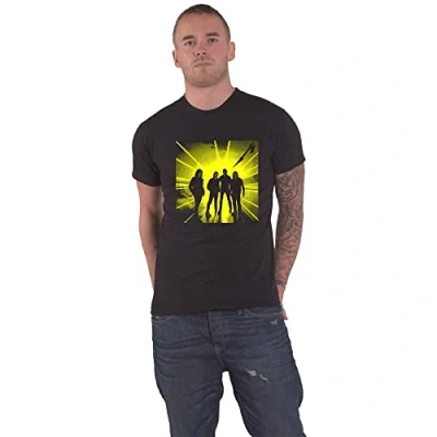 Image of Metallica T Shirt M72 Seasons Burnt Strobe Band Logo Official Unisex Black L