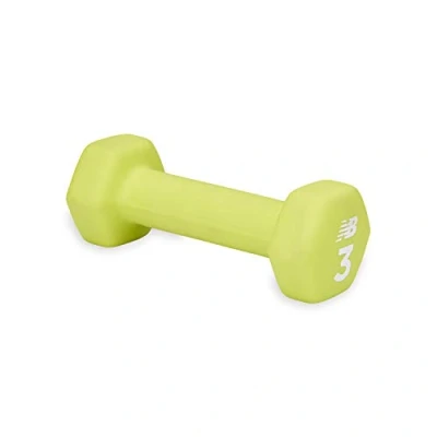 Image of New Balance Dumbbells Hand Weights (Single) Neoprene Exercise &amp; Fitness Dumbbell for Home Gym Equipment Workouts Strength Training Free Women, Men (3 Pound), 3lb
