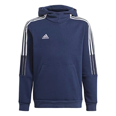 Image of adidas Unisex Kids Tiro21 Hoody Sweat, Team Navy Blue, 9 Years UK