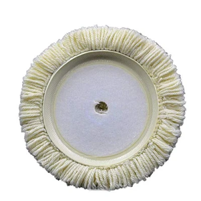 Image of 6 Inch Magic Stickers Polishing Hood Lambswool Professional Car Pad Wool Disc Lambskin 150 mm for Machine Fur