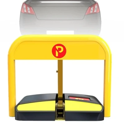Image of Smart Lock Parking Bollard, Carport Auto Space Stall Barrier, Car Park Driveway Guard Saver Automatic Barrier 50 M Remote Controlled, IP67 Waterproof for Home, Business, Office