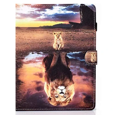 Image of SiriPinfan 10 inch Tablet Case Cover Universal Leather Stand Folio Compatible with Fire HD 10,Google Nexus 9/10,Galaxy Tab E 9.6/Tab A 10.1, Sony Xperia Z/Z2/Z3